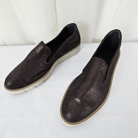 The FLEXX Women's Brown Shimmer Slip-On Sneaker Shoe Size 8 - Picture 8 of 11